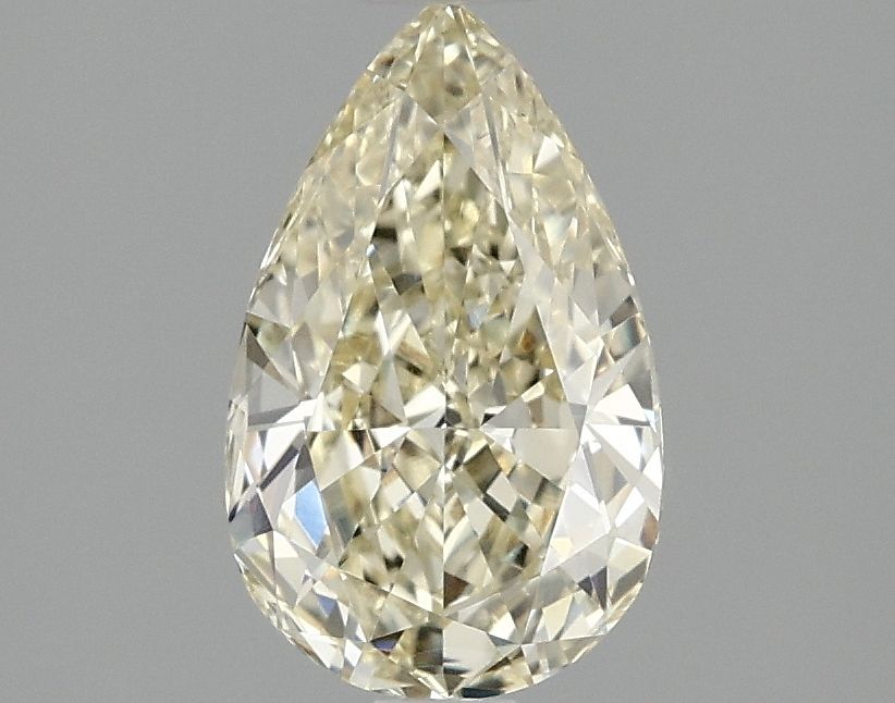 Pear Fancy Yellow Lab-grown Diamond 1.57ct VS1 loose diamond