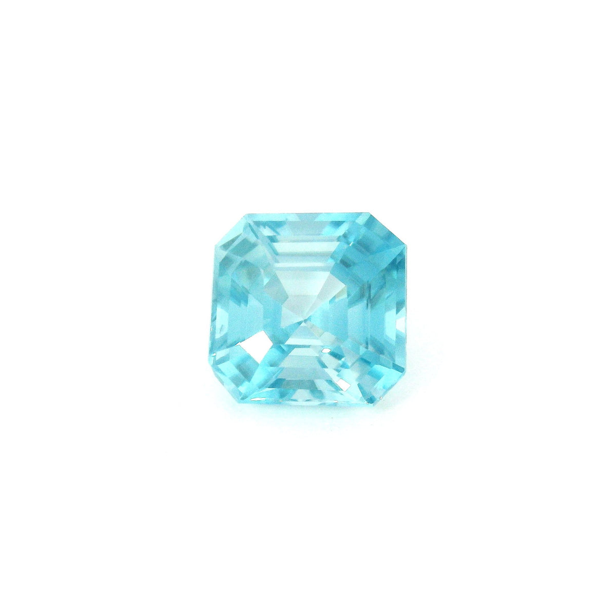 Emerald Blue Zircon 3.93ct loose gemstone