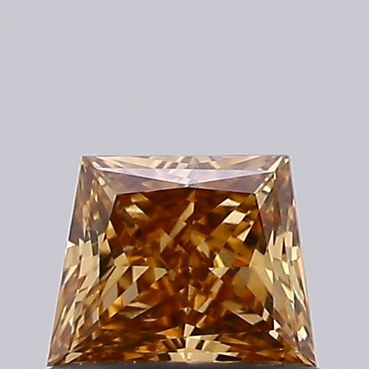 Trapezoid Fancy Brown Lab-grown Diamond 0.56ct VVS2 loose diamond