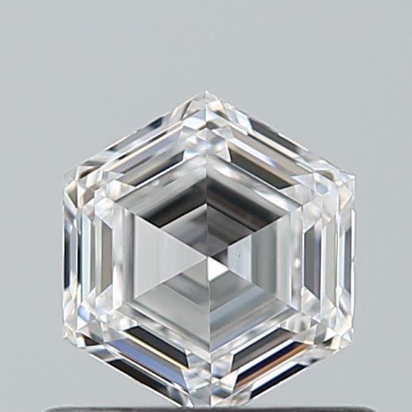 Hexagonal Natural Diamond 0.51ct E VS1
