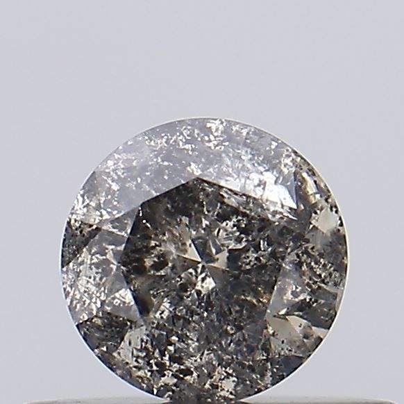 Round Salt And Pepper Natural Diamond 0.31ct I3 loose diamond