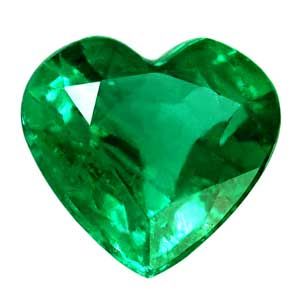 Heart Green Emerald 1.98ct loose gemstone