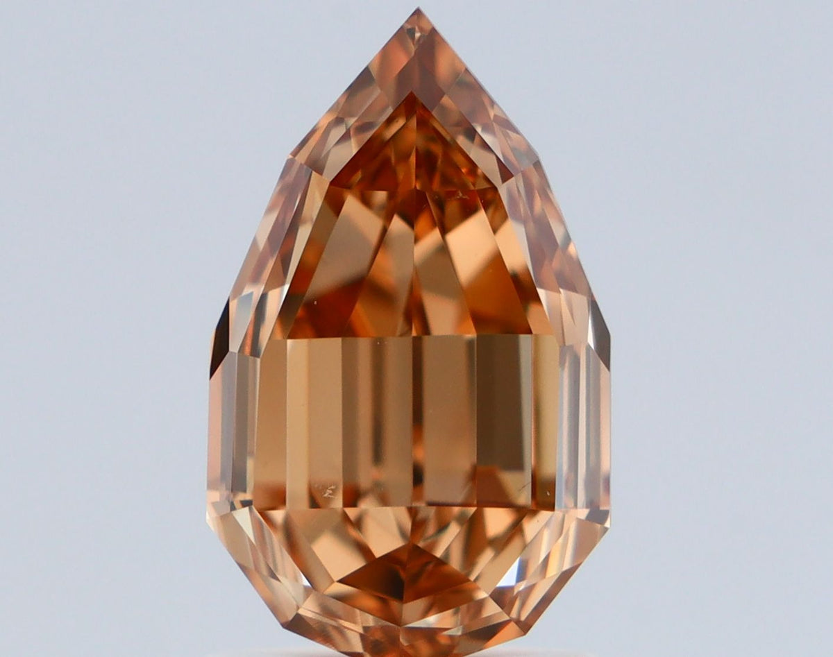 Other Fancy Yellow Brown Natural Diamond 2ct VS1 loose diamond