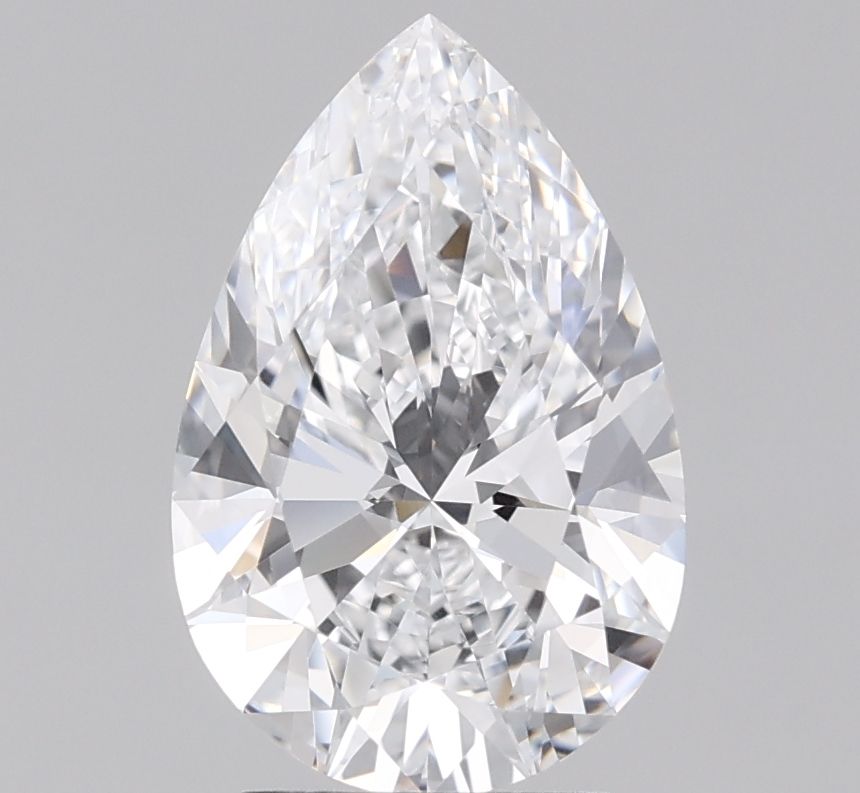 Pear Lab-Grown Diamond 3.10ct D VVS1