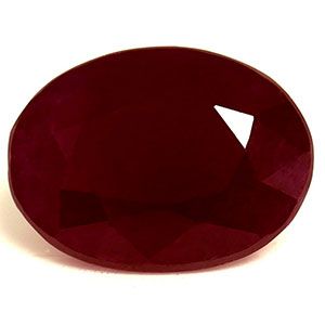 Oval Red Ruby 1.57ct loose gemstone