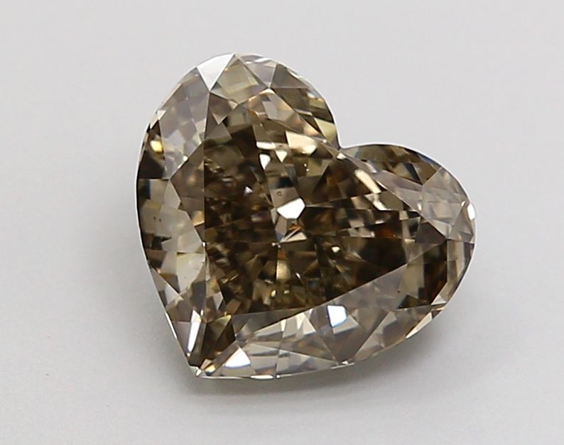 Heart Fancy Vivid Black Lab-grown Diamond 2.4ct VS1 loose diamond