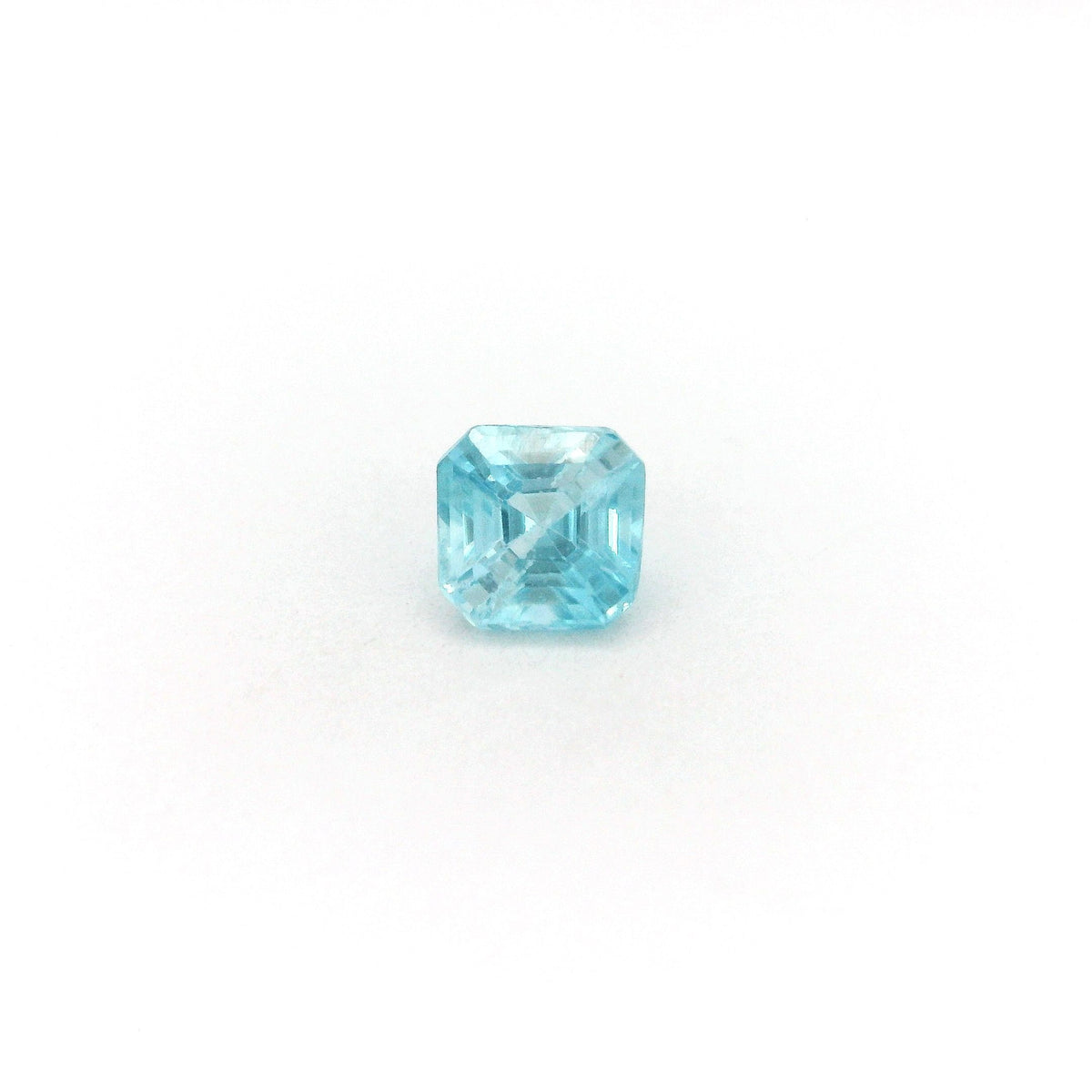 Octagonal Blue Zircon 0.93ct loose gemstone