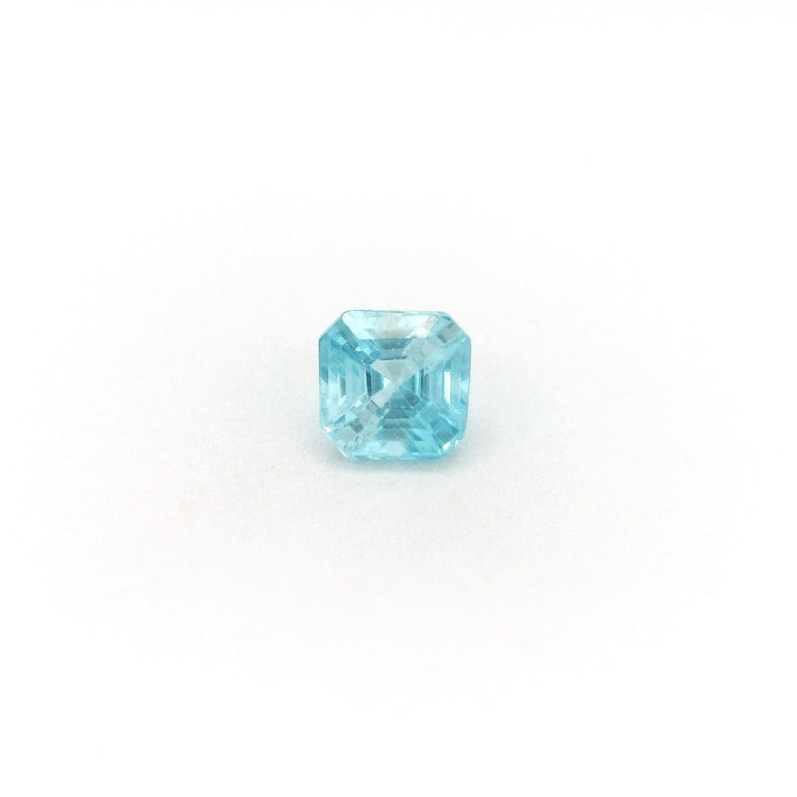 Octagonal Blue Zircon 0.93ct loose gemstone