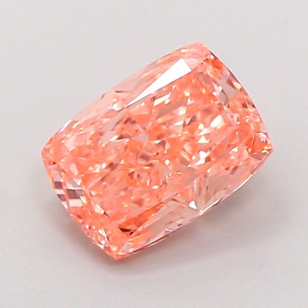 Cushion Fancy Intense Pinkish Orange Lab-grown Diamond 1.68ct VS1 loose diamond