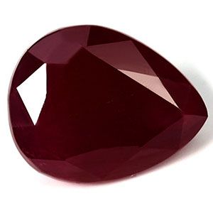 Pear Red Ruby 1.91ct loose gemstone