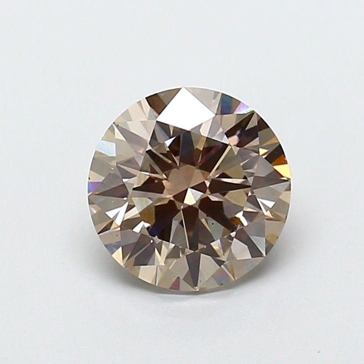 Round Very Light Brown Lab-grown Diamond 1.72ct VS1 loose diamond