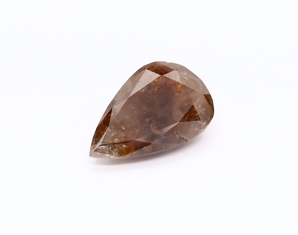 Pear Fancy Brown Natural Diamond 1.23ct loose diamond