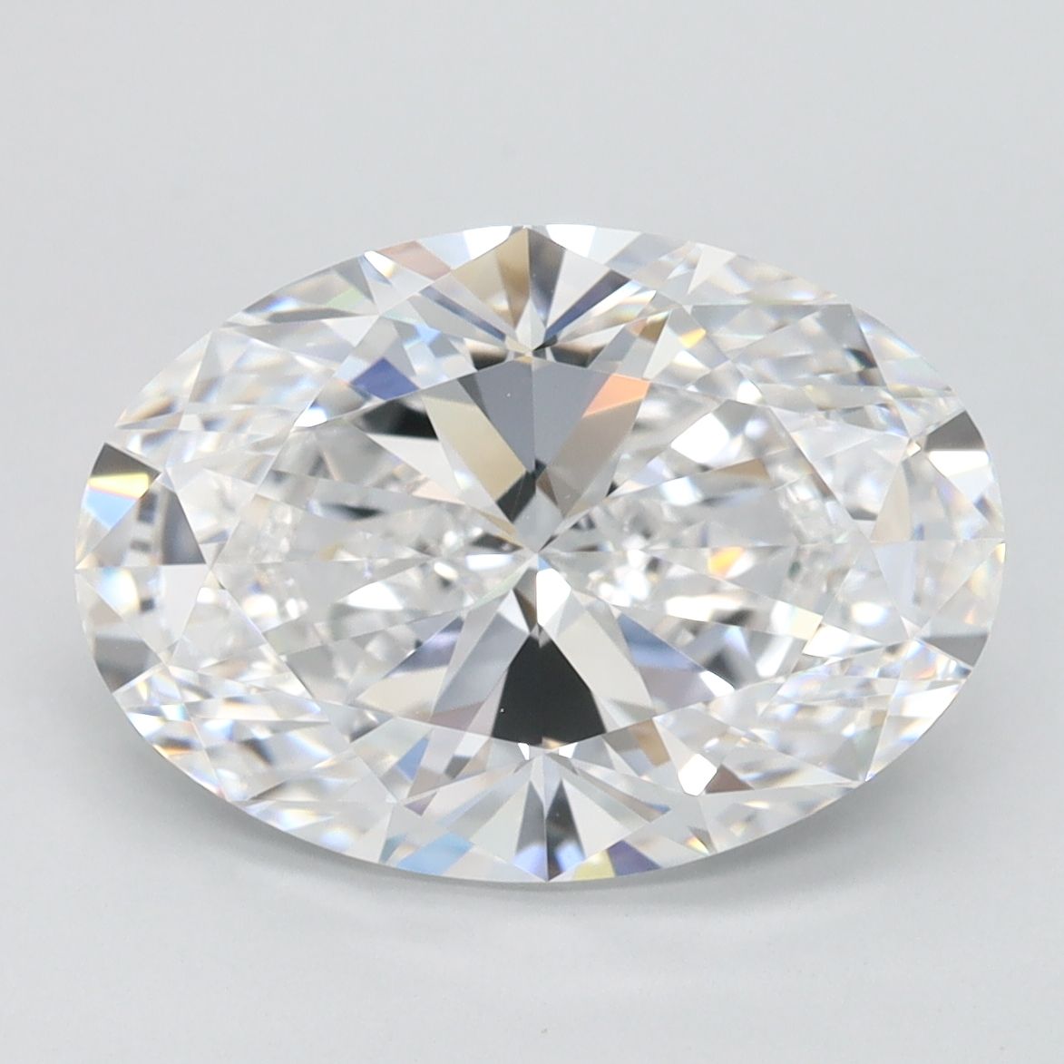 Oval Lab-Grown Diamond 3.38ct D FL