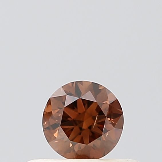 Round Fancy Reddish Brown Natural Diamond 0.24ct SI1 loose diamond