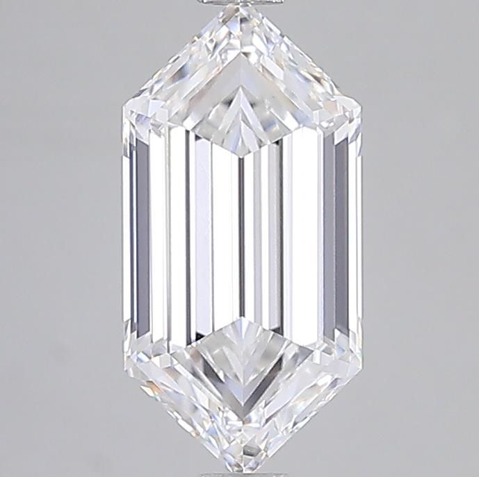 Hexagonal Lab-Grown Diamond 2.51ct D VVS1
