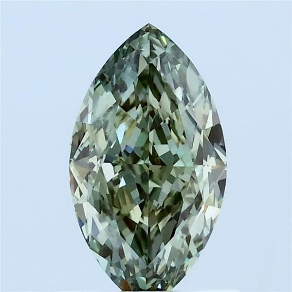 Marquise Fancy Intense Green Lab-grown Diamond 1.03ct VVS2 loose diamond