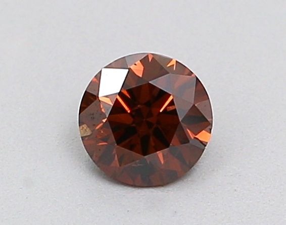 Round Fancy Reddish Pink Natural Diamond 0.27ct SI1 loose diamond