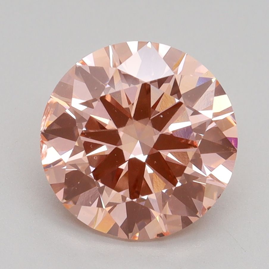 Round Fancy Intense Pink Lab-grown Diamond 2.52ct SI1 loose diamond