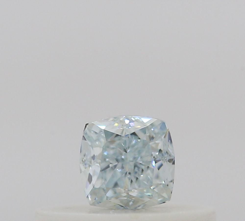 Cushion Fancy Light Greenish Blue Natural Diamond 0.2ct SI1 loose diamond
