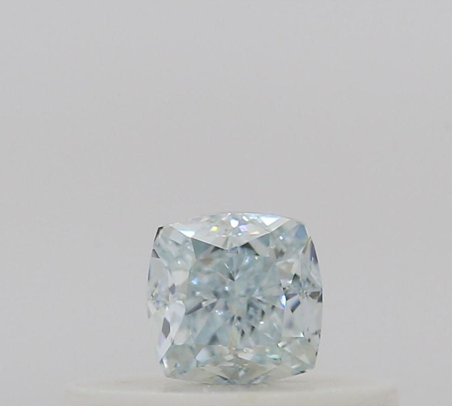 Cushion Fancy Light Greenish Blue Natural Diamond 0.2ct SI1 loose diamond