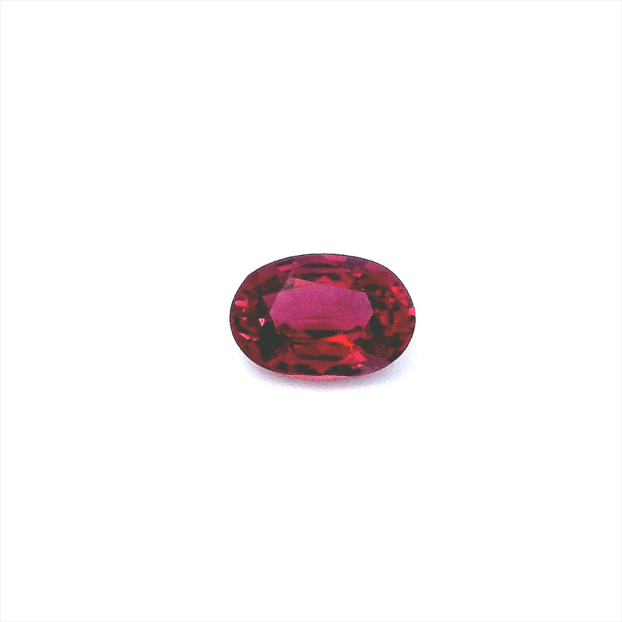 Oval Red Ruby 0.69ct loose gemstone