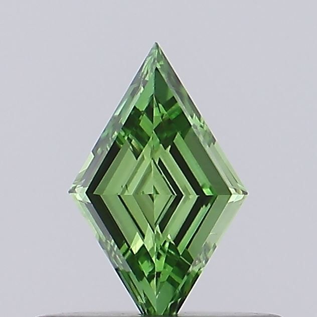 Lozenge Fancy Vivid Green Lab-grown Diamond 0.25ct VS1 loose diamond