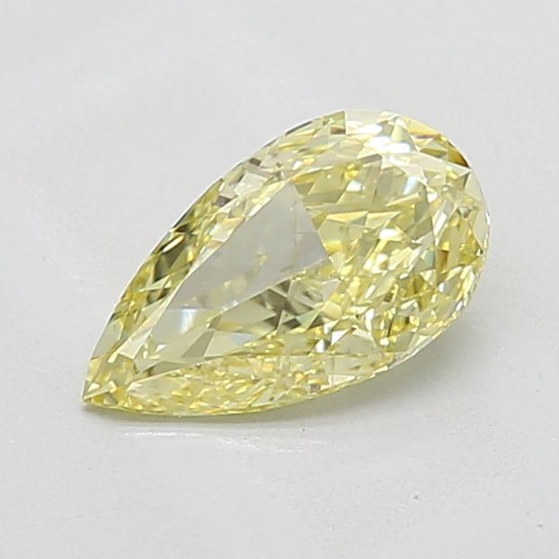 Pear Fancy Yellow Lab-grown Diamond 1.06ct VS1 loose diamond
