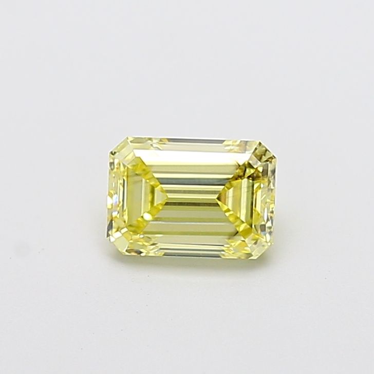 Emerald Fancy Yellow Lab-grown Diamond 1.07ct SI1 loose diamond