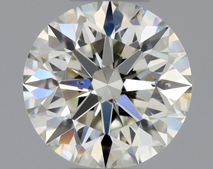 Round Very Light Yellow Green Natural Diamond 0.3ct SI1 loose diamond
