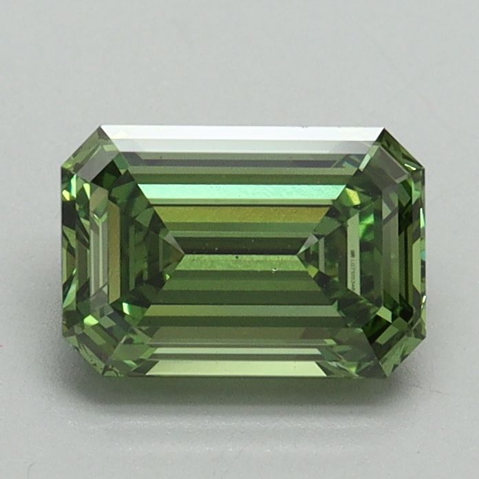 Emerald Fancy Vivid Green Lab-grown Diamond 1.07ct VS2 loose diamond