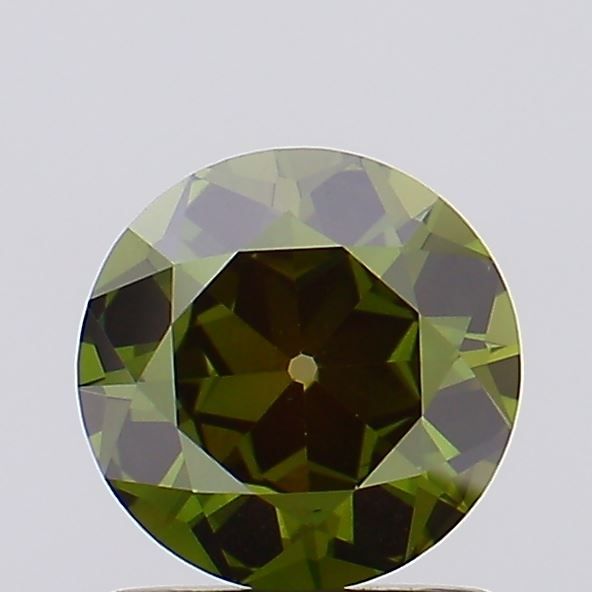 European Cut Fancy Vivid Green Lab-grown Diamond 1.05ct VS2 loose diamond