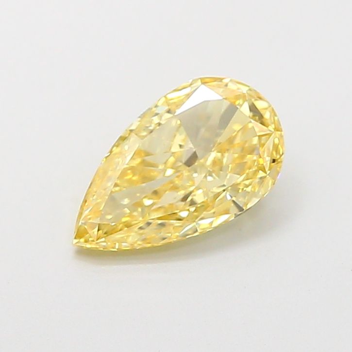 Pear Fancy Intense Yellow Lab-grown Diamond 1.01ct VS1 loose diamond