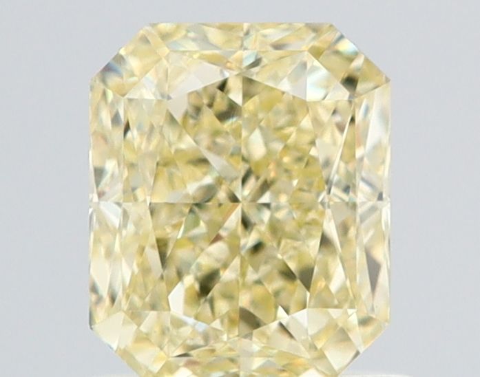 Radiant Fancy Light Yellow Natural Diamond 1.02ct VS2 loose diamond