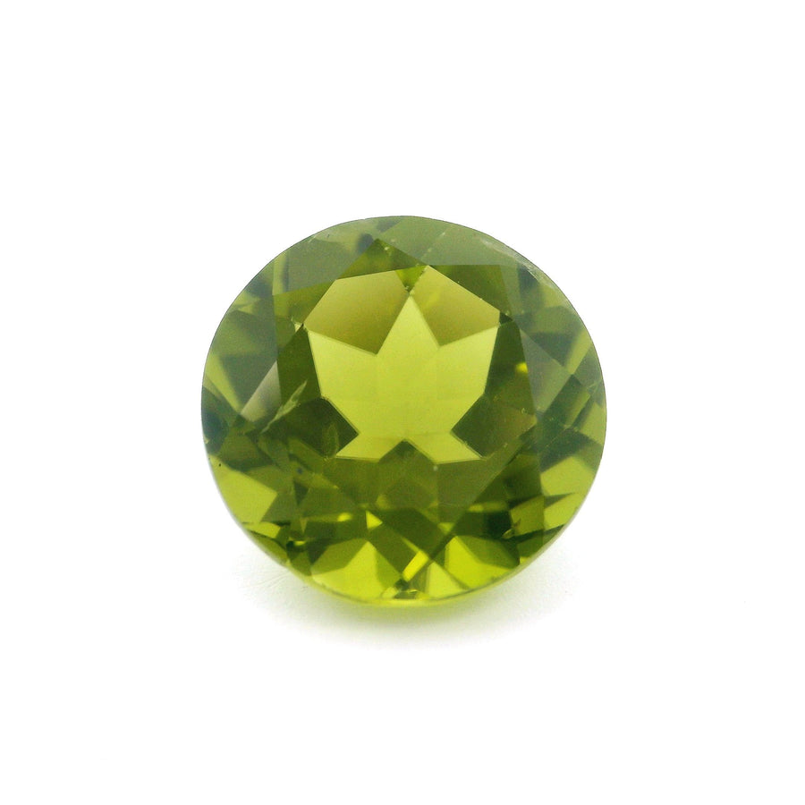 Round Green Peridot 5.44ct loose gemstone
