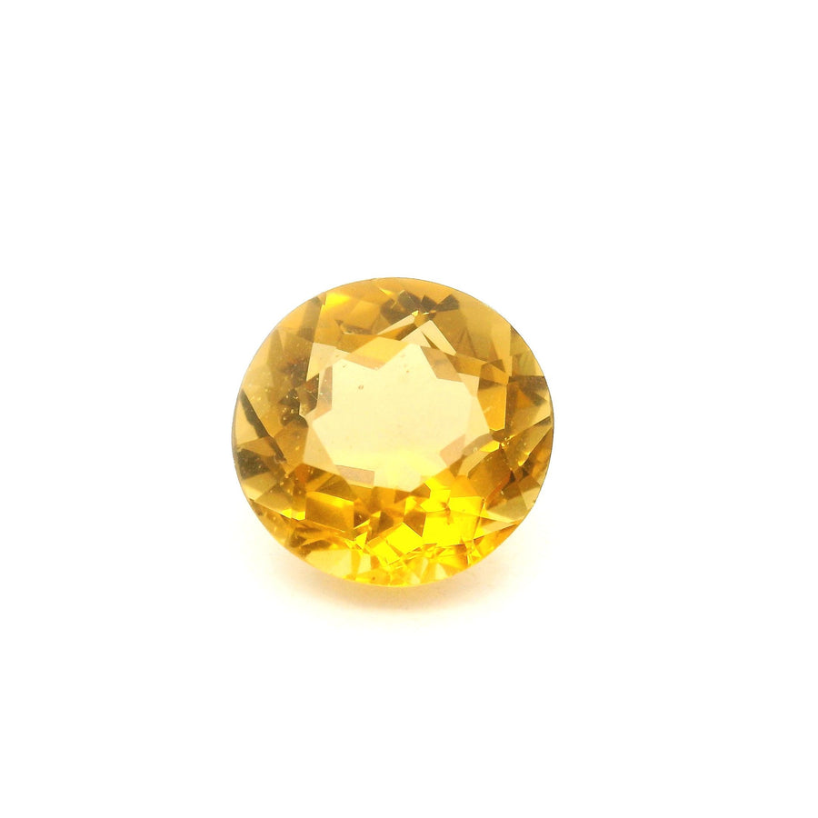 Round Yellow Heliodor 5.96ct loose gemstone