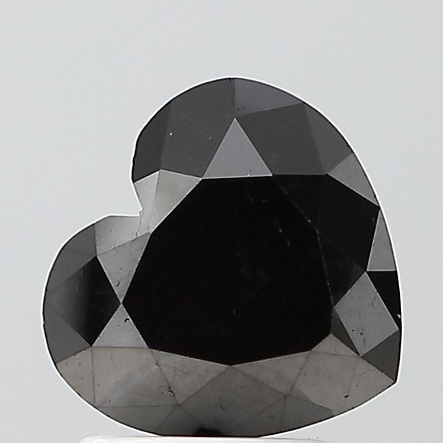 Heart Black Natural Diamond 2.43ct VVS2 loose diamond