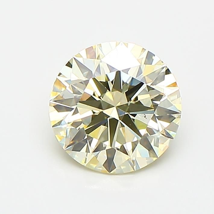 Round Fancy Light Yellow Lab-grown Diamond 1.04ct VS2 loose diamond