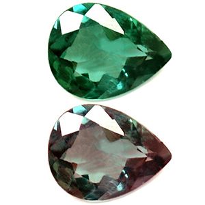 Pear Green Alexandrite 0.26ct loose gemstone