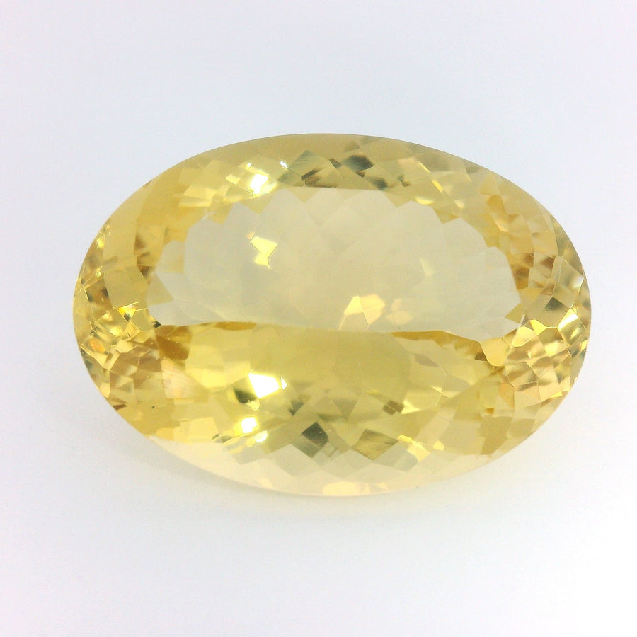 Oval Yellow Heliodor 20.05ct loose gemstone