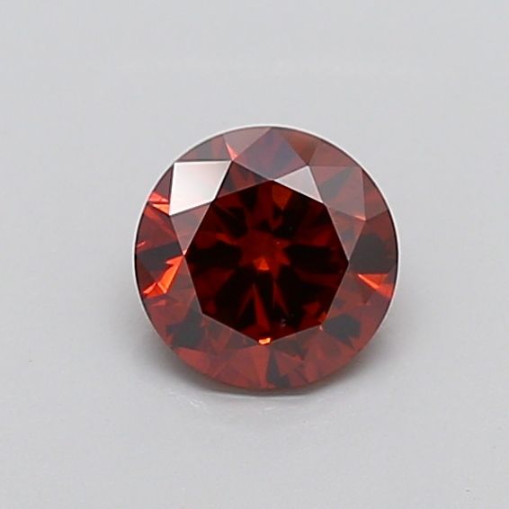Round Fancy Deep Orange Lab-grown Diamond 1ct SI1 loose diamond