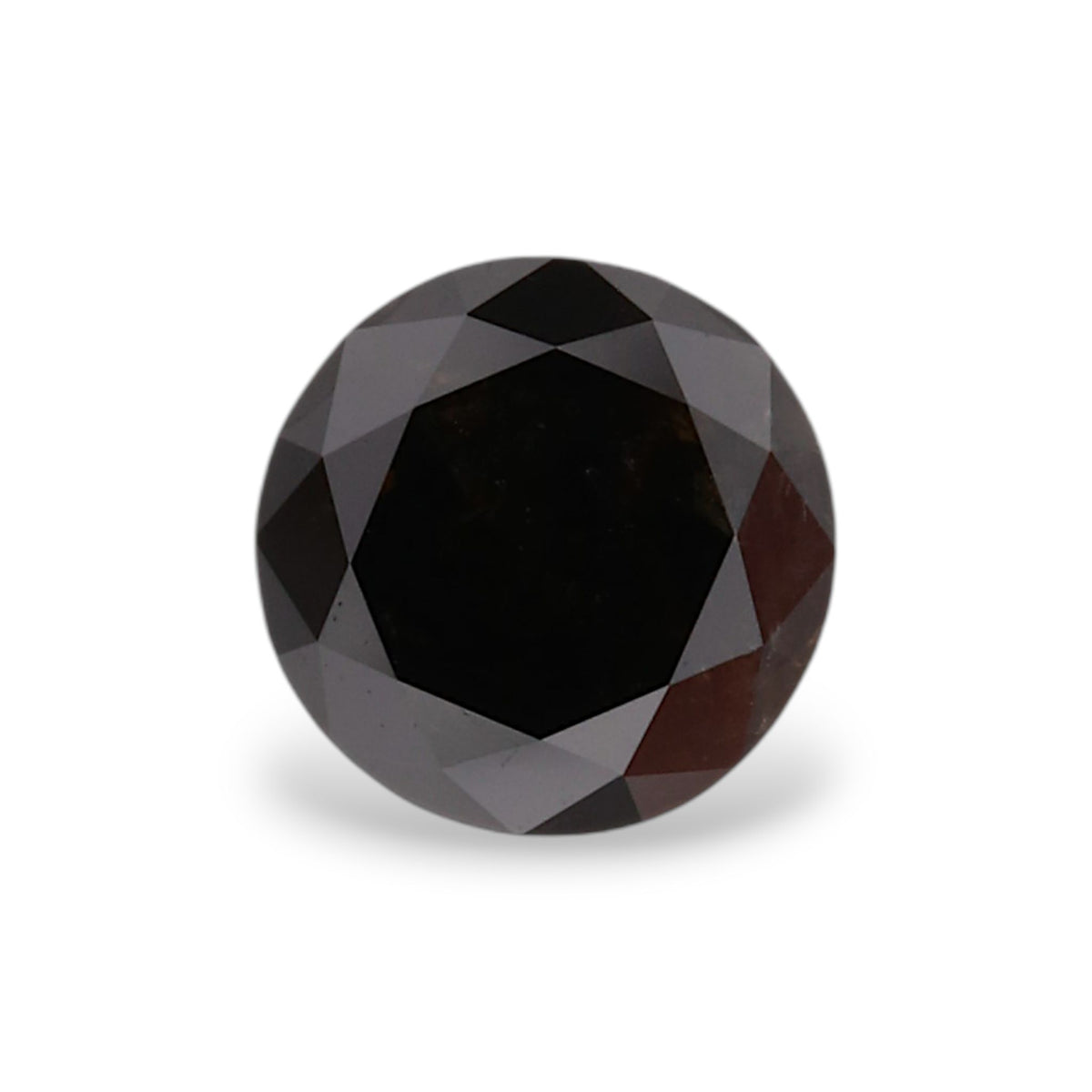 Round Fancy Black Natural Diamond 0.64ct VVS2 loose diamond