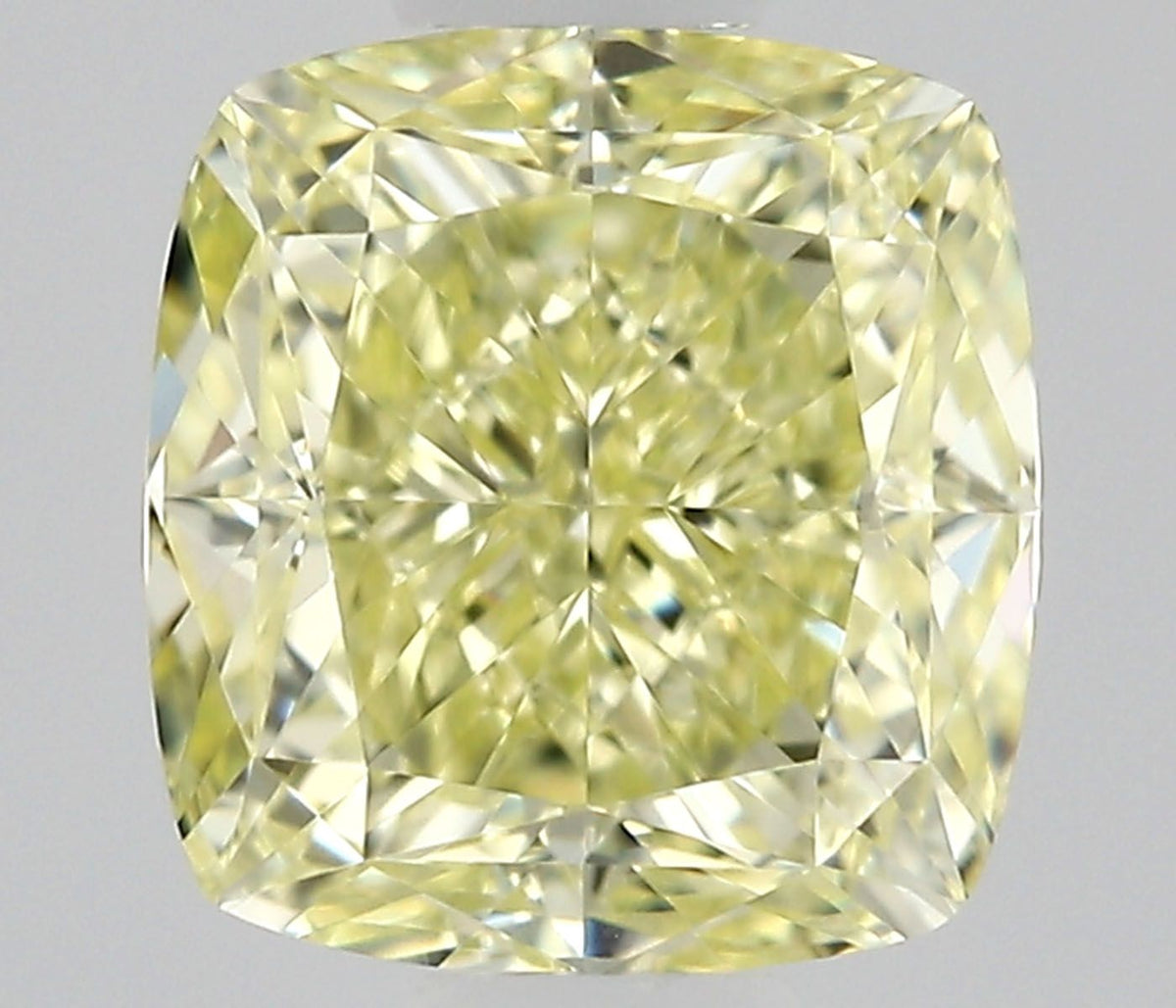Cushion Fancy Light Yellow Natural Diamond 0.78ct VVS1 loose diamond