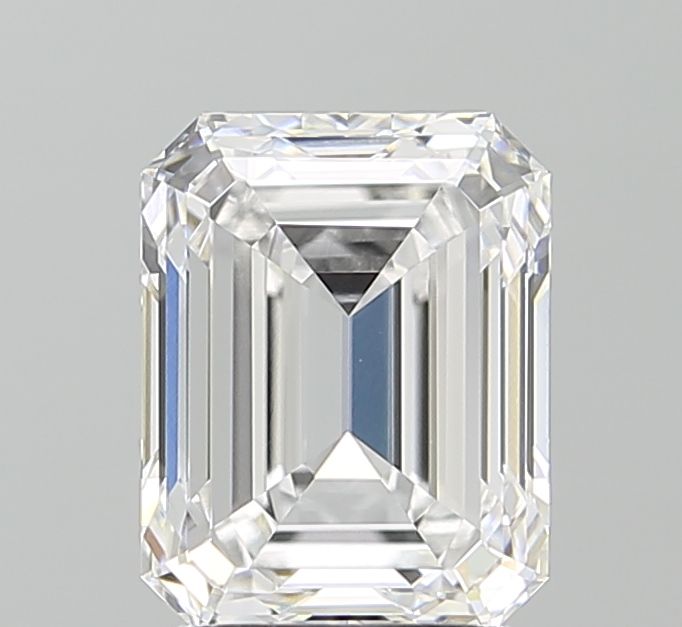 Emerald Lab-Grown Diamond 2.78ct D VVS1