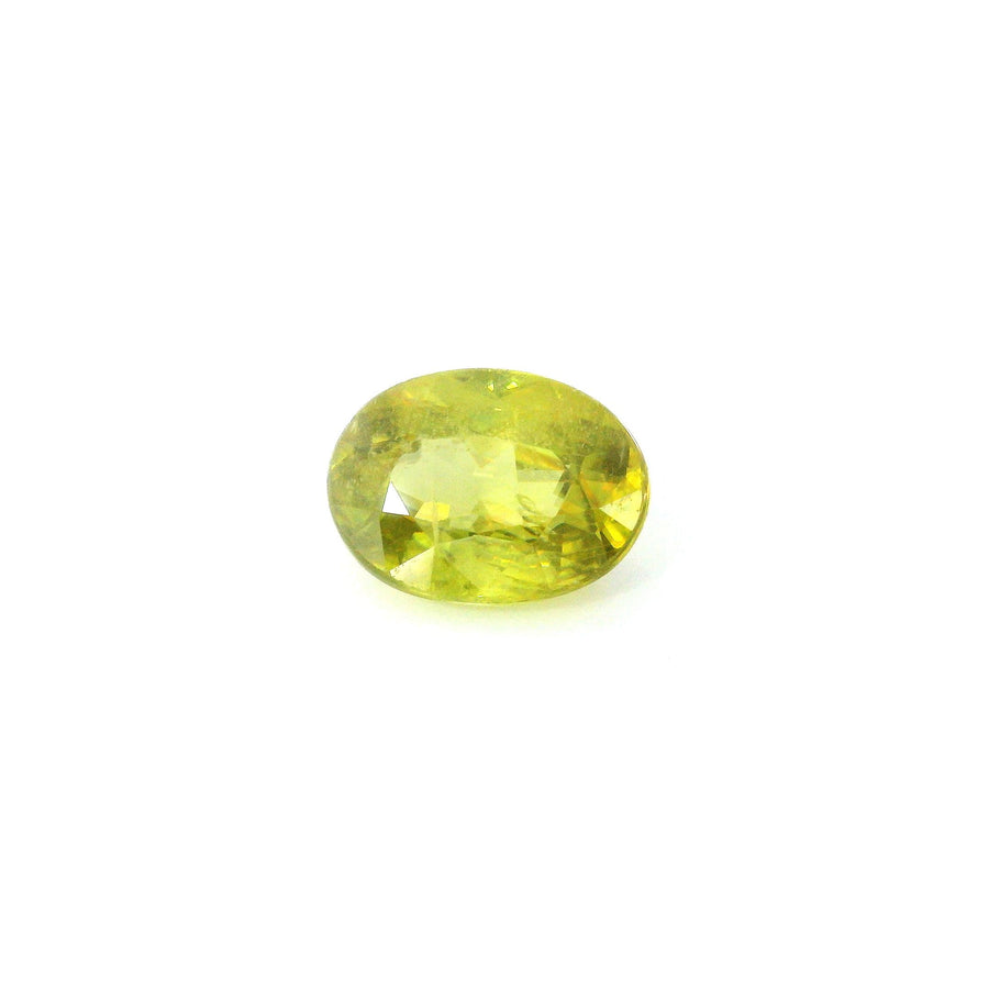 Oval Yellow Sphene 1.54ct loose gemstone