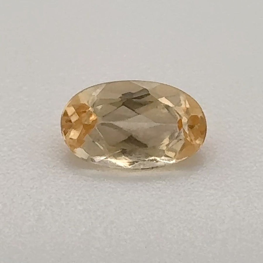 Oval Yellow Topaz 0.605ct loose gemstone