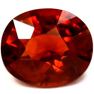 Oval Orange Garnet 4.46ct loose gemstone