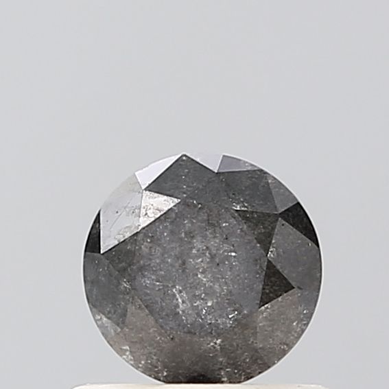 Round Salt And Pepper Natural Diamond 0.61ct VVS2 loose diamond