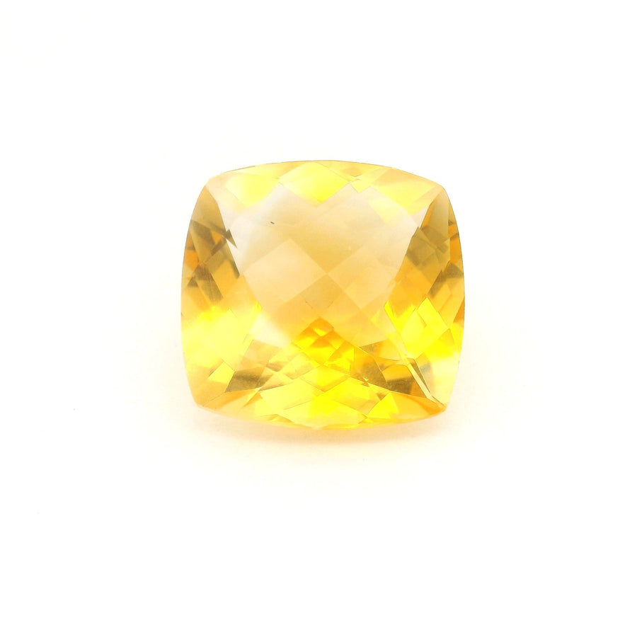 Cushion Yellow Citrine 10.02ct loose gemstone