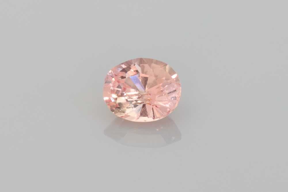 Oval Orange Sapphire 0.67ct loose gemstone