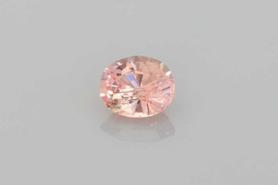 Oval Orange Sapphire 0.67ct loose gemstone
